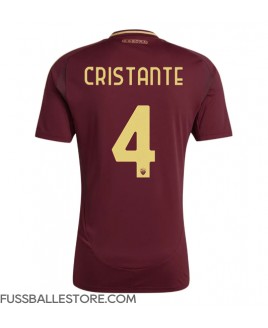 Günstige AS Roma Bryan Cristante #4 Heimtrikot 2024-25 Kurzarm